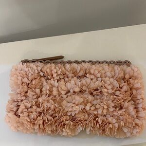 NWT Stella and Dot Floral Pink Clutch